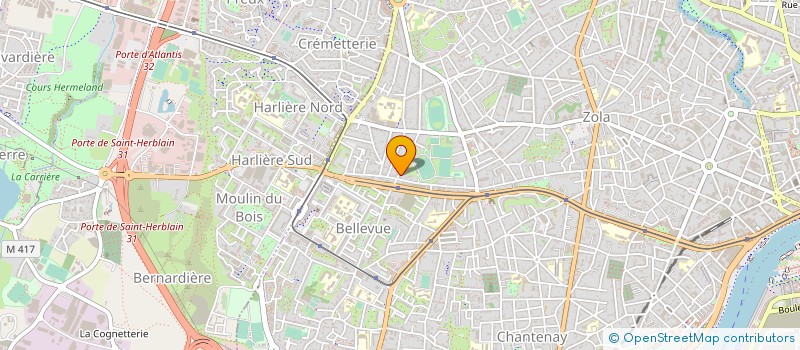 localisation de l'entreprise MADAME ANNE-YVONNE GOUZARD à NANTES