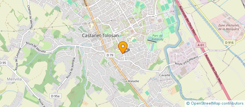 localisation de l'entreprise MADAME ANNE ZACHARIE à CASTANET-TOLOSAN