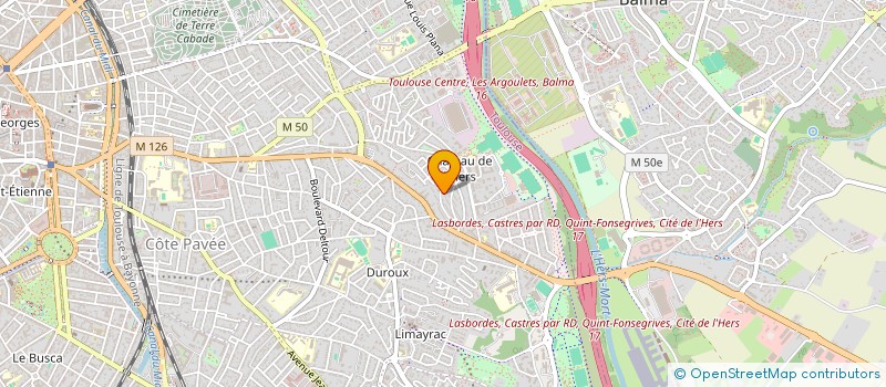 localisation de l'entreprise MADAME ANNE ZEGLANY  TOULOUSE