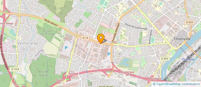 localisation de l'entreprise MADAME ANNE ZIMMERMANN  THIONVILLE