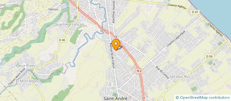 localisation de l'entreprise MADAME ANNECY BANOUBY  SAINT-ANDRE