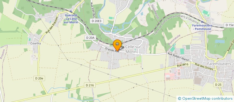 localisation de l'entreprise MADAME ANNELAURE MAHUAS  LA CELLE-SUR-MORIN