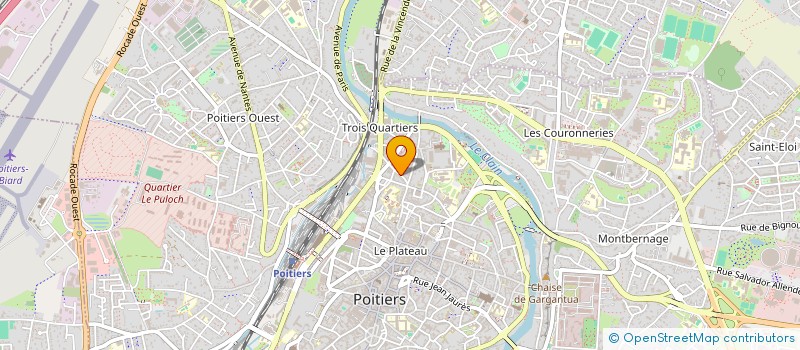 localisation de l'entreprise MADAME ANNELAURE MAITRE  POITIERS