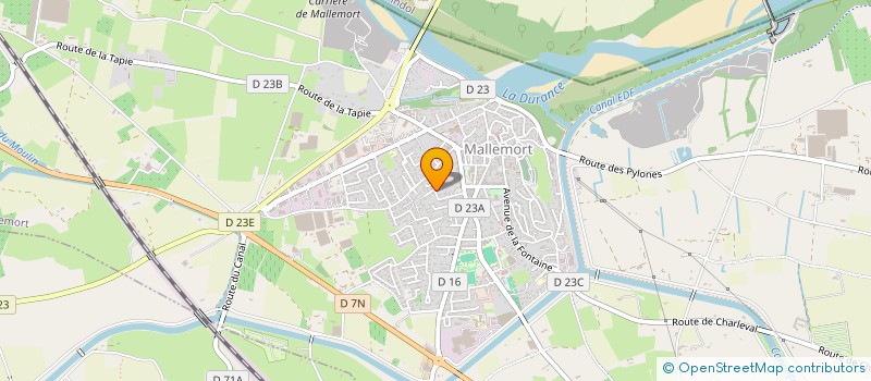 localisation de l'entreprise MADAME ANNELIES FRIETHOFF  MALLEMORT