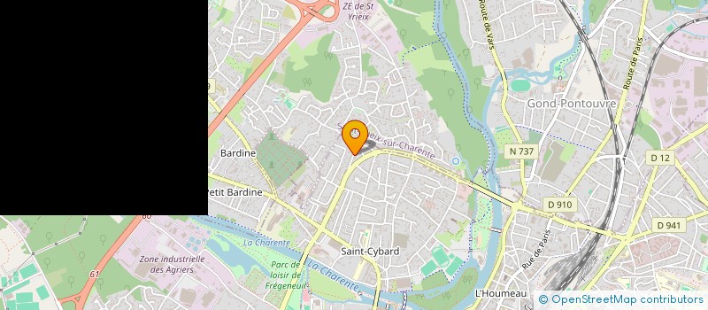 localisation de l'entreprise MADAME ANNELISE BENASSY à ANGOULEME