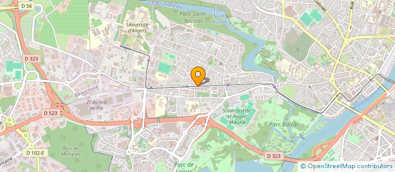 localisation de l'entreprise MADAME ANNELISE GALLOYER  ANGERS