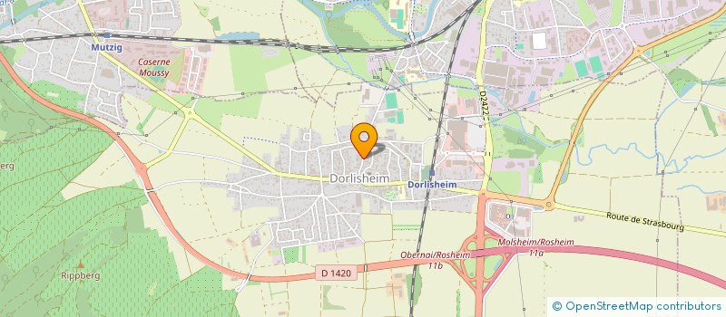 localisation de l'entreprise MADAME ANNELISE GOESEL  DORLISHEIM