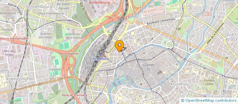 localisation de l'entreprise MADAME ANNELISE LABOTH à STRASBOURG