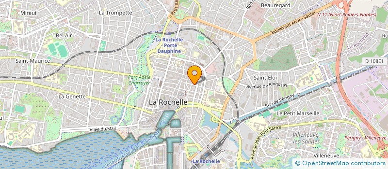 localisation de l'entreprise MADAME ANNELISE LAVAREC  LA ROCHELLE