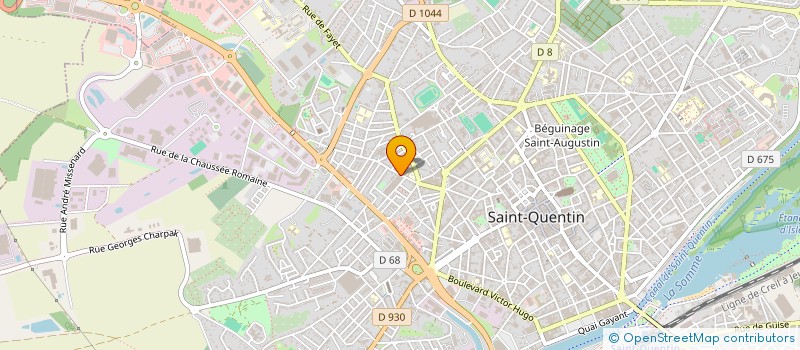 localisation de l'entreprise MADAME ANNELYNE DELACOURT à SAINT-QUENTIN