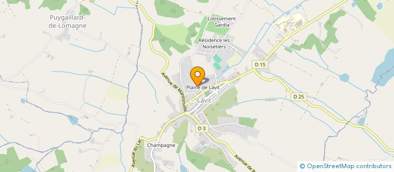 localisation de l'entreprise MADAME ANNELYSE ANCOUSTURE  LAVIT