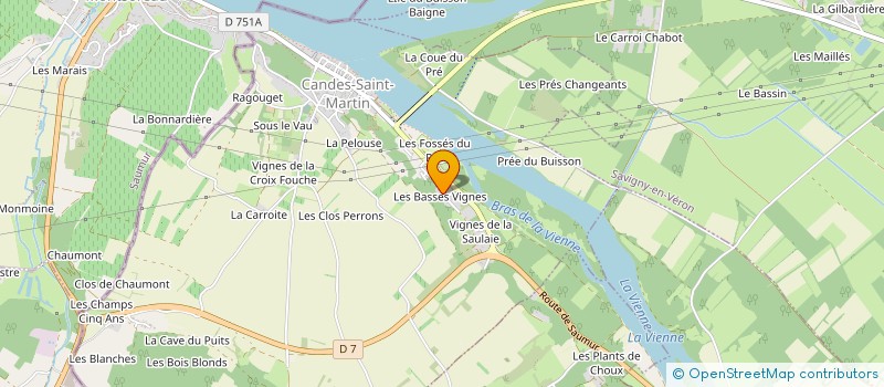 localisation de l'entreprise MADAME ANNELYSE BOURNAND à CANDES-SAINT-MARTIN