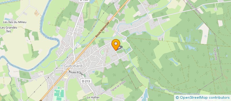 localisation de l'entreprise MADAME ANNELYSE DELOR  GUECELARD