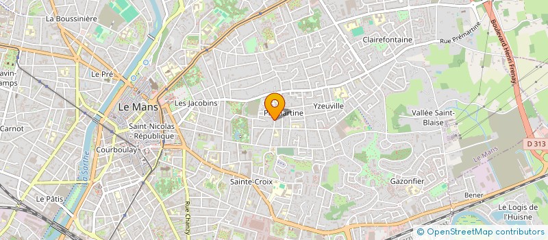 localisation de l'entreprise MADAME ANNELYSE DEMOY  LE MANS