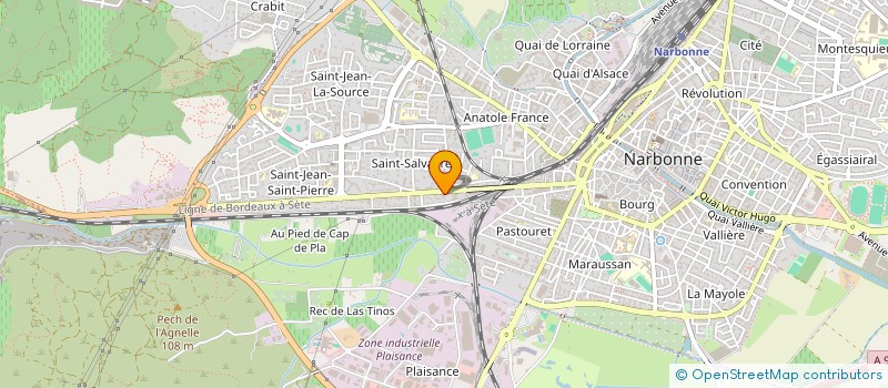 localisation de l'entreprise MADAME ANNELYSE LEDUC à NARBONNE
