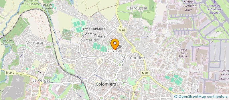 localisation de l'entreprise MADAME ANNELYSE REY à COLOMIERS
