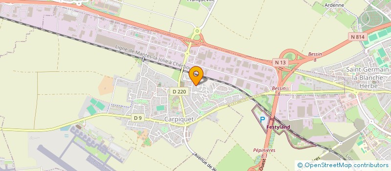 localisation de l'entreprise MADAME ANNEMARIE PERCHET  CARPIQUET