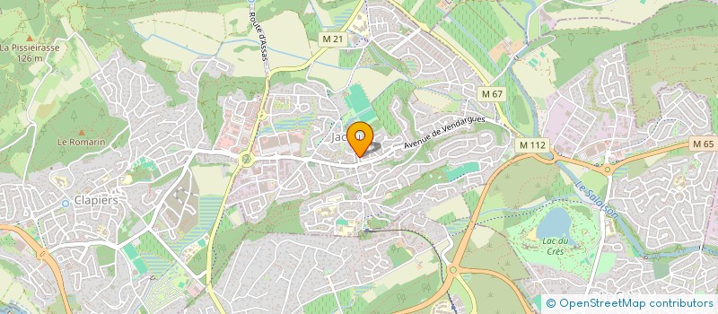 localisation de l'entreprise MADAME ANNEMIEKE VAN CAPELLEVEEN  CLAPIERS