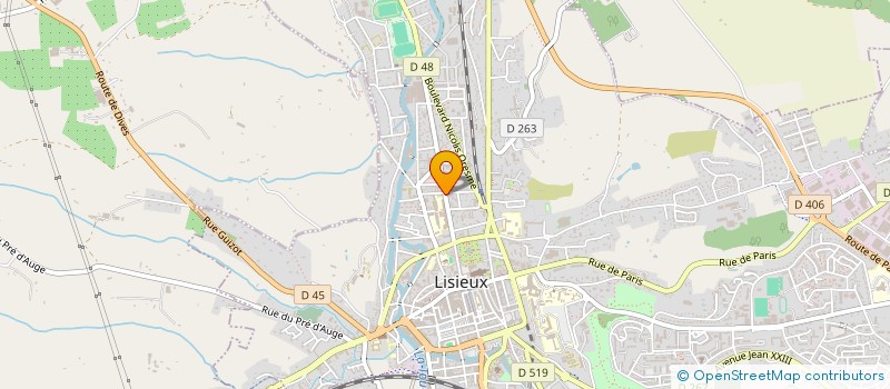 localisation de l'entreprise MADAME ANNESOPHIE REGUER  LISIEUX