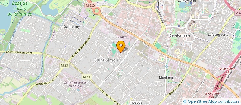 localisation de l'entreprise MADAME ANNETTE ABEN  TOULOUSE