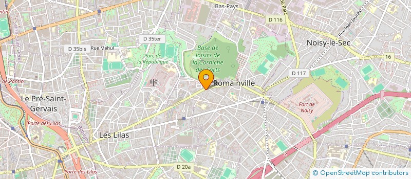 localisation de l'entreprise MADAME ANNETTE ARMAND à ROMAINVILLE