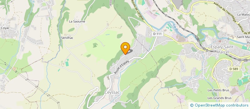 localisation de l'entreprise MADAME ANNETTE ARNOULD  CEYSSAC