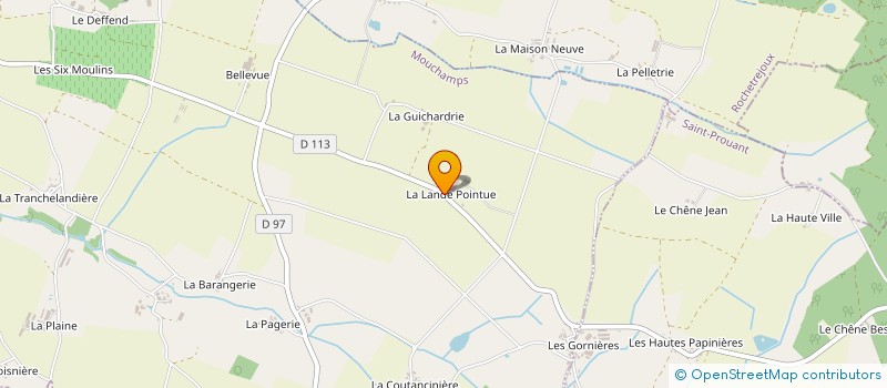 localisation de l'entreprise MADAME ANNETTE BIRONNEAU à MOUCHAMPS