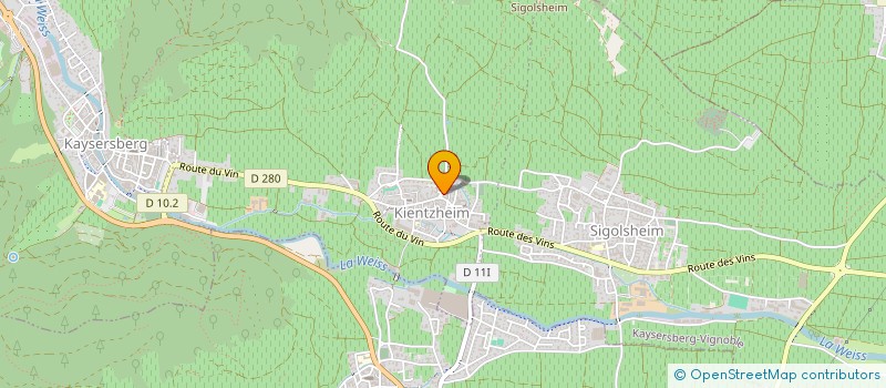 localisation de l'entreprise MADAME ANNETTE BLANCK  KAYSERSBERG VIGNOBLE