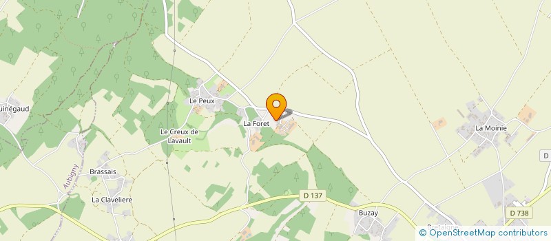 localisation de l'entreprise MADAME ANNETTE BOULLAIS  THENEZAY