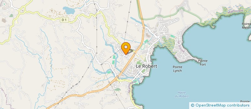 localisation de l'entreprise MADAME ANNETTE BROSIUS à LE ROBERT