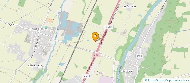 localisation de l'entreprise MADAME ANNETTE BRUNEAU  MURET