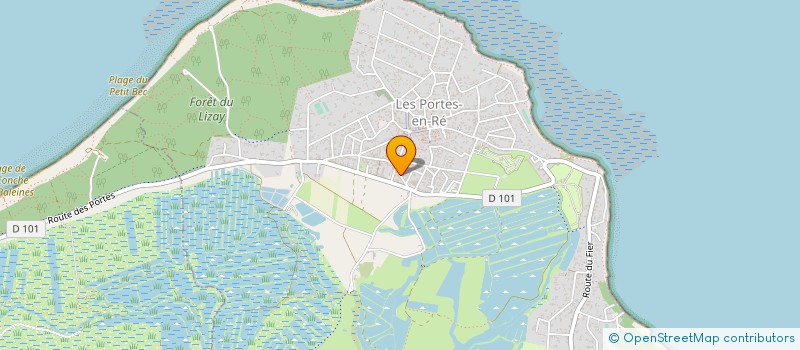 localisation de l'entreprise MADAME ANNETTE CAILLAUD  LES PORTES-EN-RE