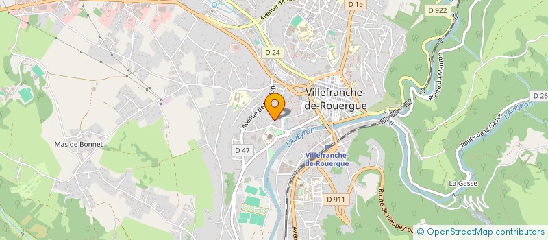 localisation de l'entreprise MADAME ANNETTE CAUSSANEL à VILLEFRANCHE-DE-ROUERGUE
