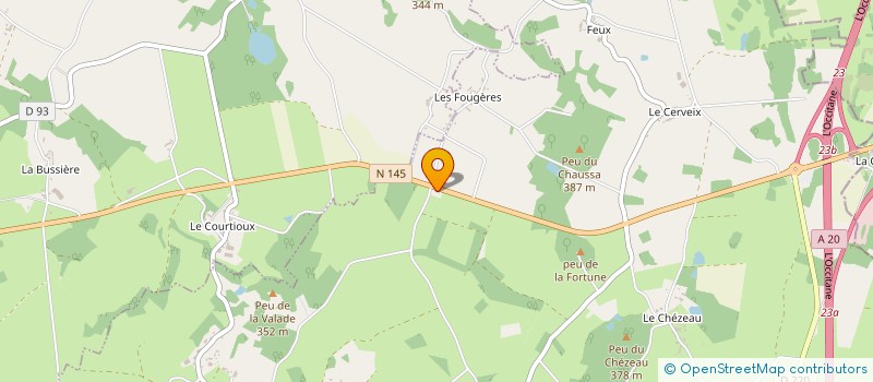 localisation de l'entreprise MADAME ANNETTE CHALIFOUR  CHATEAUPONSAC