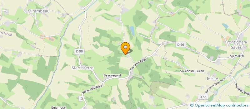 localisation de l'entreprise MADAME ANNETTE CHALLE  MARTISSERRE