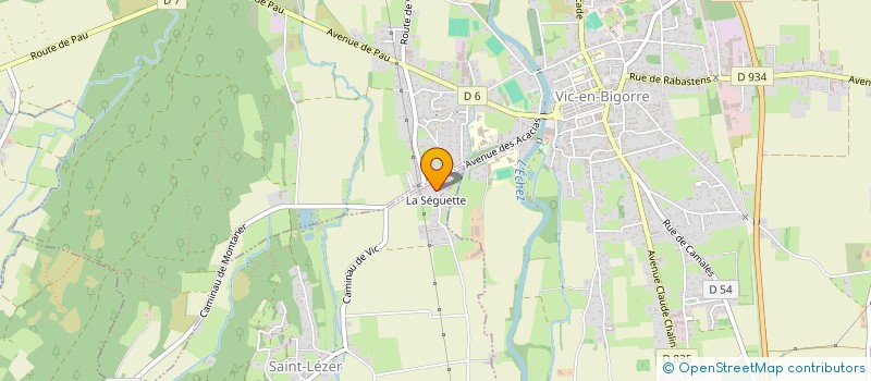 localisation de l'entreprise MADAME ANNETTE CIEUTAT  CAUTERETS