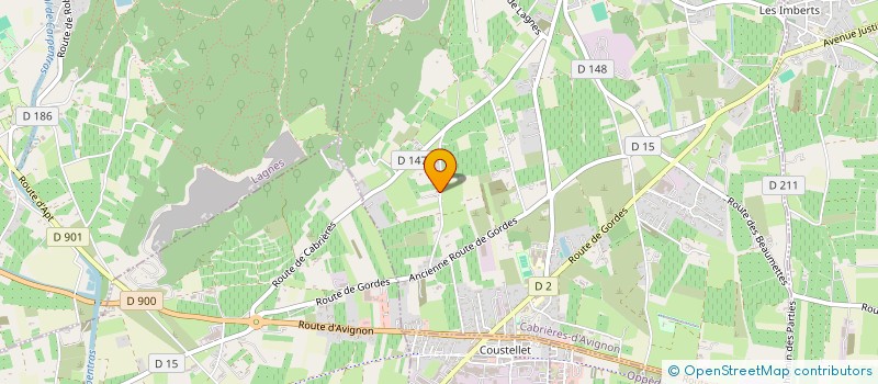 localisation de l'entreprise MADAME ANNETTE CLOP  CABRIERES-D AVIGNON