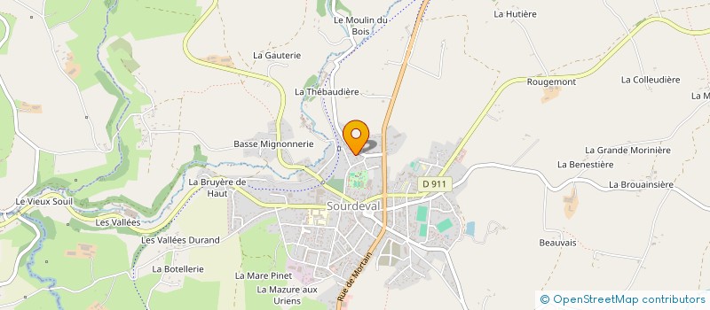 localisation de l'entreprise MADAME ANNETTE CLOUARD  SOURDEVAL