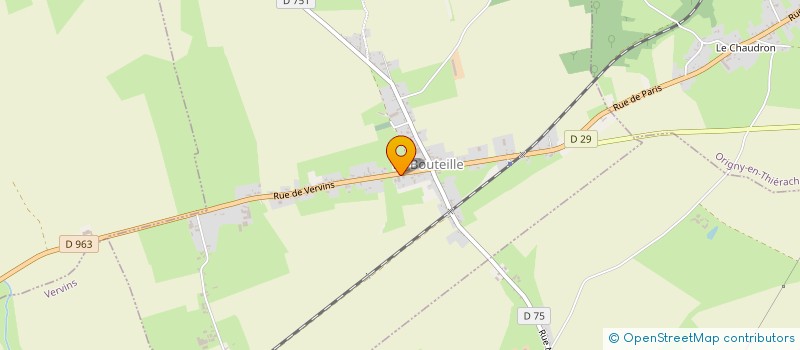 localisation de l'entreprise MADAME ANNETTE CRAS  LA BOUTEILLE