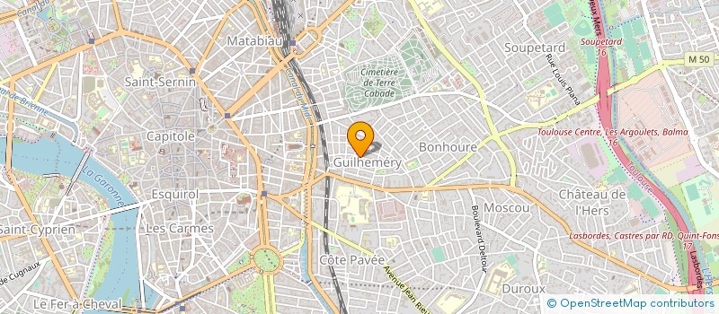 localisation de l'entreprise MADAME ANNETTE CUNNAC à TOULOUSE