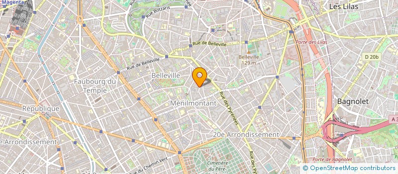 localisation de l'entreprise MADAME ANNETTE DEBEDA  PARIS