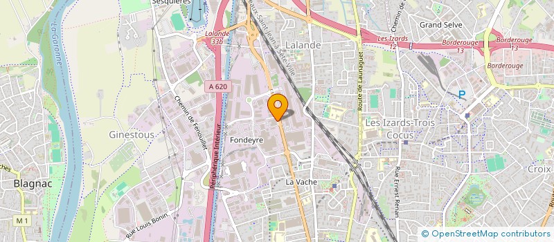 localisation de l'entreprise MADAME ANNETTE DESMARQUEST  TOULOUSE