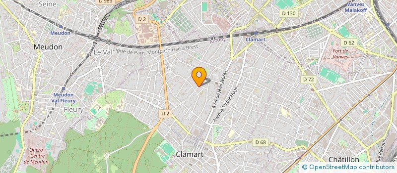 localisation de l'entreprise MADAME ANNETTE DOISNEAU à CLAMART