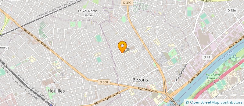 localisation de l'entreprise MADAME ANNETTE DOLOIR  BEZONS