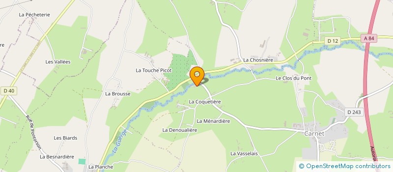 localisation de l'entreprise MADAME ANNETTE DUBOIS à SAINT-JAMES