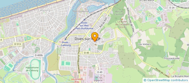 localisation de l'entreprise MADAME ANNETTE DUTACQ à DIVES-SUR-MER
