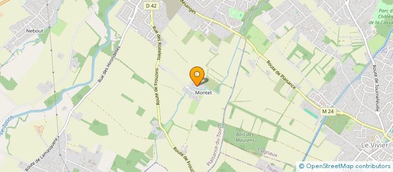 localisation de l'entreprise MADAME ANNETTE ESCARTIN  PLAISANCE-DU-TOUCH