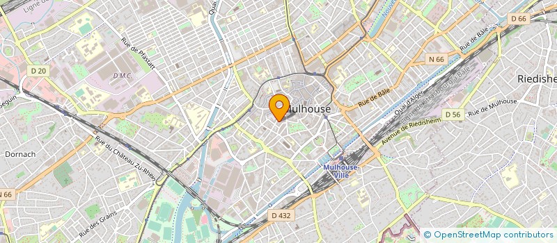 localisation de l'entreprise MADAME ANNETTE FILLINGER à MULHOUSE