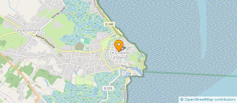 localisation de l'entreprise MADAME ANNETTE FORME  LE CHATEAU D OLERON