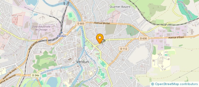 localisation de l'entreprise MADAME ANNETTE FOURNIER à VERDUN